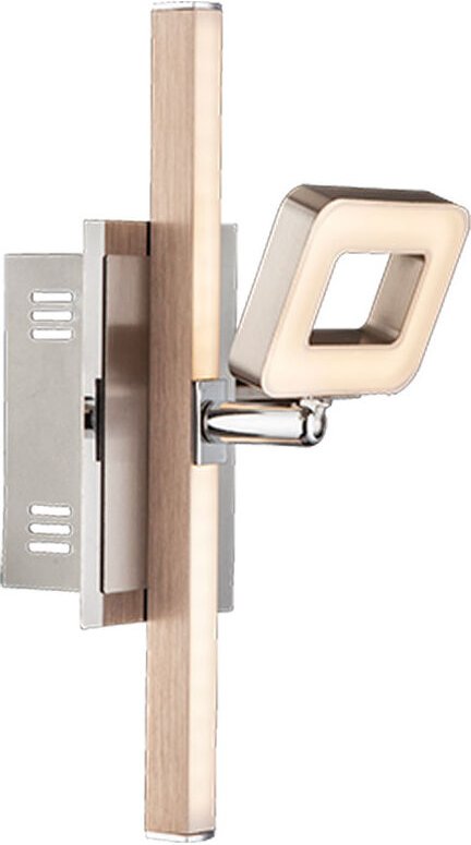 Thumbnail - Globo Lighting - schwenkbare Wandleuchte Wandlampe mit Schalter led Treppenbeleuchtung, Chrom nickel-matt, 1x led 6W 540...