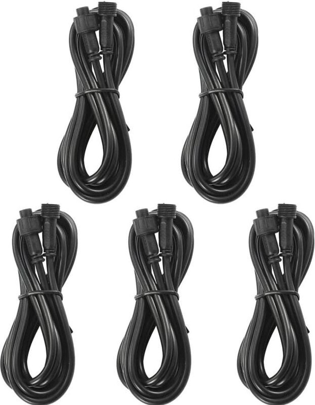LaBlanc – 10 Stück 1 m langes 2-Pin-Verlängerungskabel IP67 wasserdicht für LED-Lampen, Farb-RGB-LED-Spot, Außenbeleucht...
