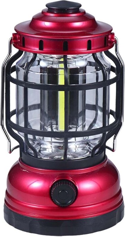 Aougo - Wiederaufladbare Campinglaterne, tragbare 1200-mAh-Taschenlampe, Backup-Batterie, für Zuhause, Camping, Wandern,...