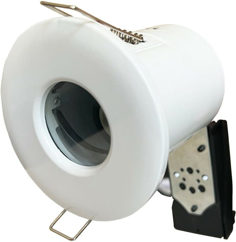 BBC Einbaustrahlerhalter Weiß IP65 GU10-Fassung