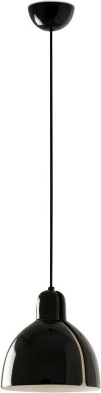 Faro VENICE 20cm Kuppel-Pendelleuchte, glänzendes Schwarz