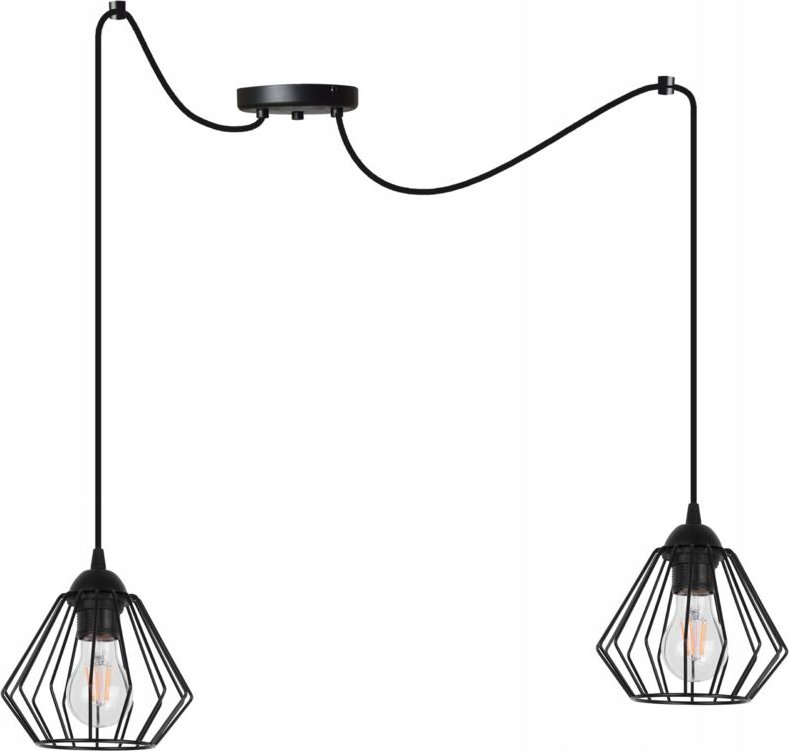 Hängende Deckenleuchte Kronleuchter SPIDER Loft E27 LED