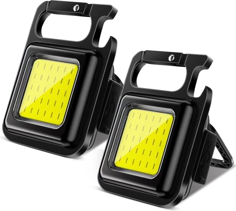 Stück tragbare Mini-Inspektions-Arbeitsleuchte, wiederaufladbar, led, 800 Lumen, tragbar, kleiner Schlüsselanhänger, was...