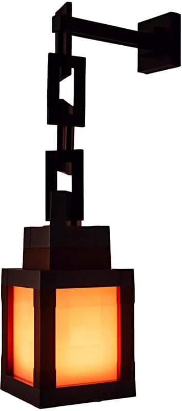 Pixel-Laterne Nachtlicht, LED-Stimmungslicht mit 16 Farben, mit Fernbedienung, wiederaufladbare Tisch- und Wandleuchte p...