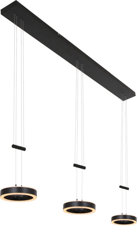 Steinhauer - hängeleuchte - Piola - schwarz - acryl metall -