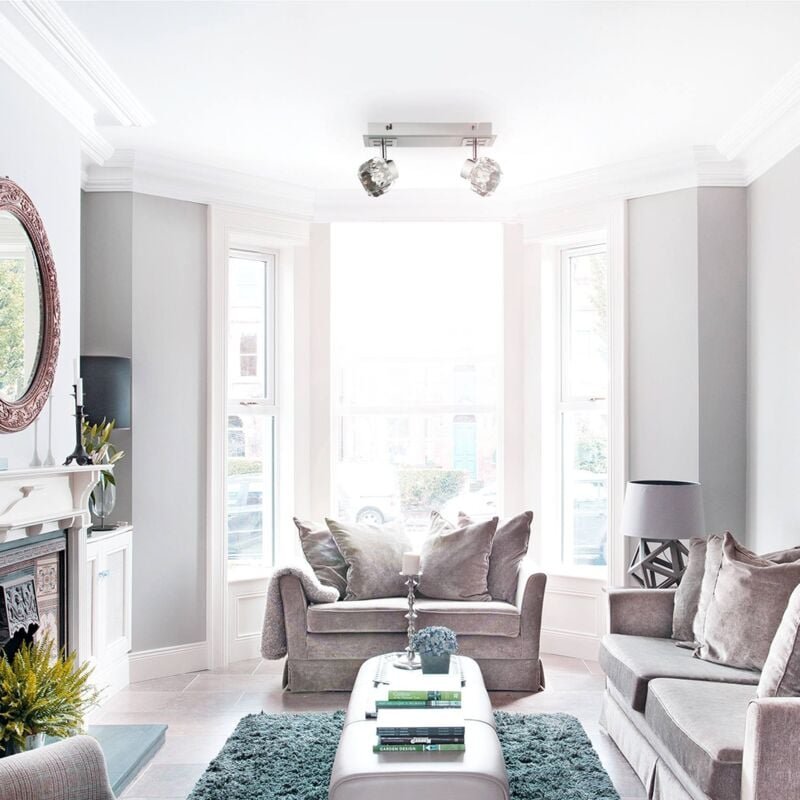 Wandleuchte Segnate, Metallapplikation, Struktur aus Glas, transparent 77