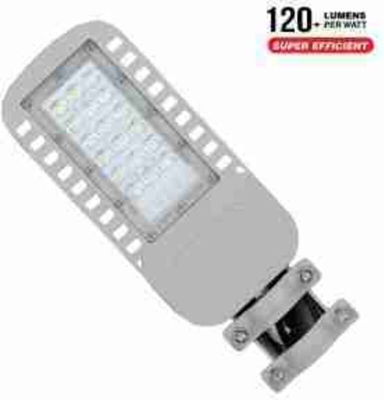 LED21957 VT-34ST 1W LED Stufenleuchte Schwarz 4-Wege 6500K