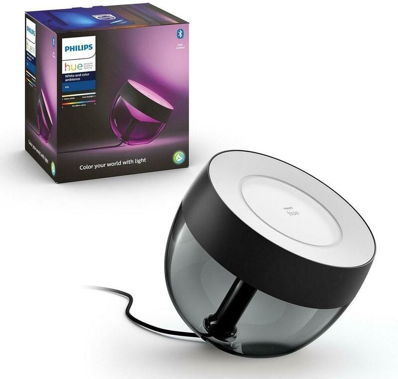 Philips Hue - Iris bt Tischlampe White Color Ambiance schwarz