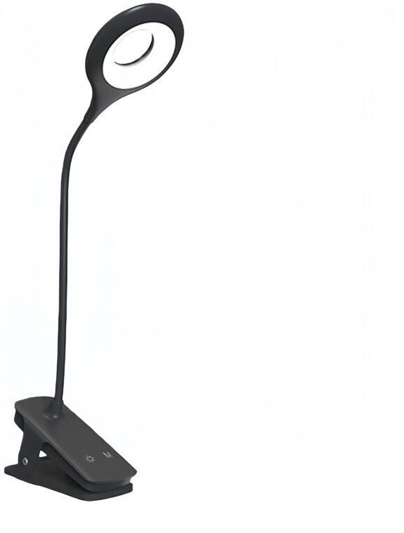 Nachttischlampe mit Klemme, 3 Farben, 3 Helligkeitsstufen, stabiler Klemme, wiederaufladbares USB-C-Nachtlicht mit Schwa...