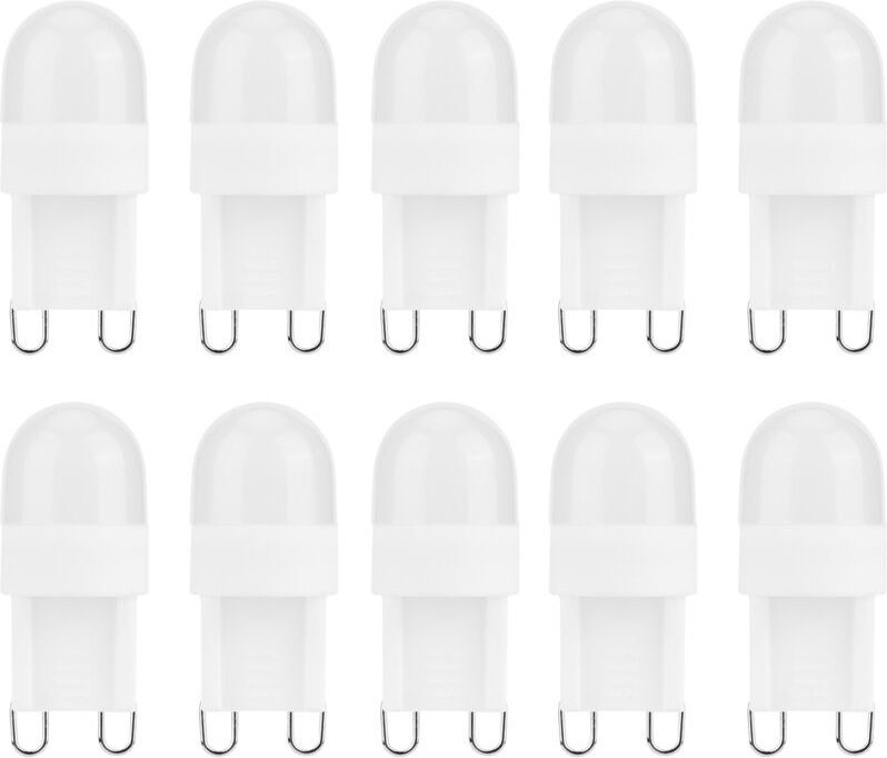 Zoternen LED-Glühbirnen mit G9-Sockel, 1,5 W, kleiner Sockel, BiPin-Glühbirne für Kronleuchter, Innenbeleuchtung, 230 V,...