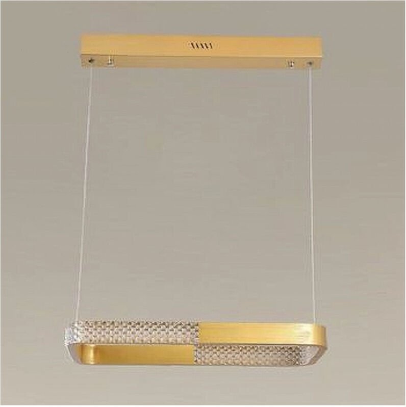 Trade Shop - 24W LED SOSPENSION RANGE ORO CRISTALLAL MIT TELECOMANDO 32057 -