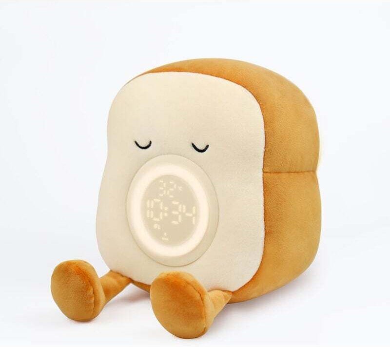 Odipie - Entzückender Wecker für Kinder, süßer Toast-Wecker für Mädchen, pädagogischer Wecker mit