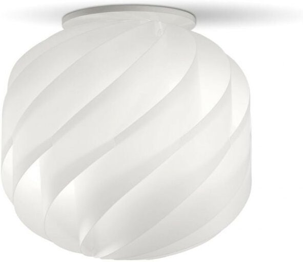 Linea Zero - Moderne weiße Deckenleuchte Cm. 40 x 39 Std