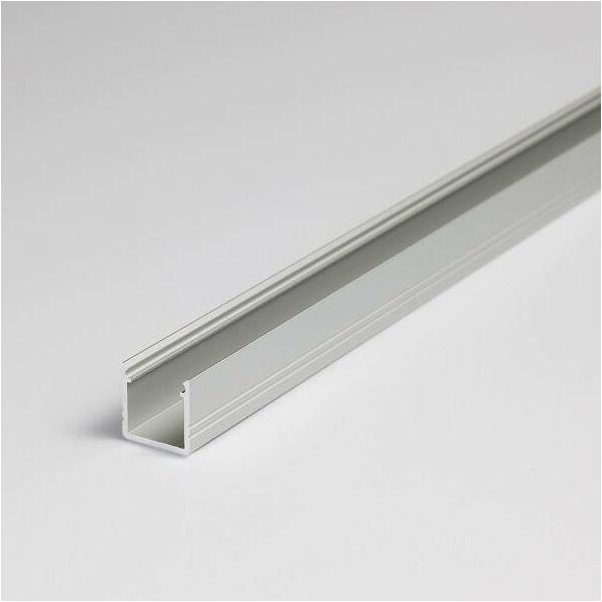 Proviston - led Aluminiumprofil 12 x 12 x 2000 mm Weiss Led-Beleuchtung Indirekte Beleuchtung led Leisten 1 Stück