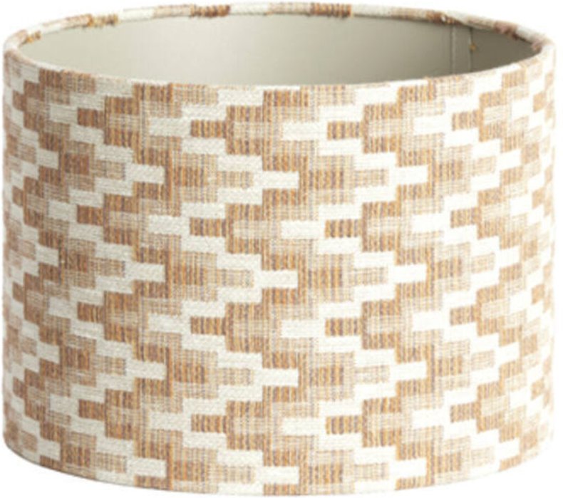 Light & Living - lampenschirm - Jinx - braun - textil - E27 -