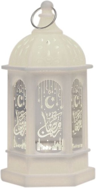 Tlily - Eid Mubarak Laterne Ornamente Ramadan Nachtlicht Beleuchtung,F