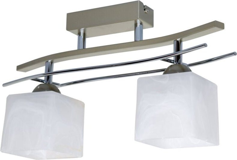 Lampe mit Chromelementen Kronleuchter Decke