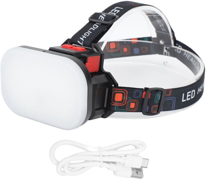 DUBUNS Stirnlampe zum Angeln, Stirnlampe mit LED aus Aluminiumlegierung für den Außenbereich