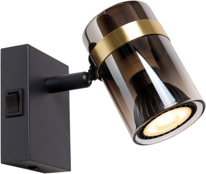 Upton - Wandleuchte - 1xGU10 - Rauchfarbe Grau - Lucide