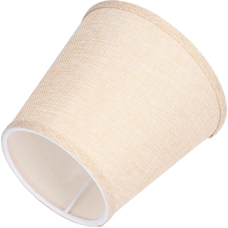 Klassische und einzigartige Lampenschirmhalterung aus Stoff zum Aufclipsen für Kronleuchter und Tischlampen mit E14-Glüh...