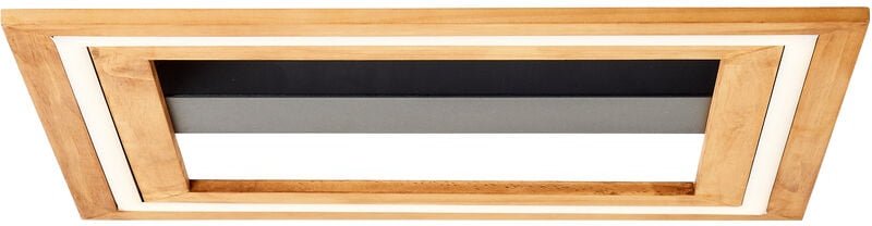 Thumbnail - Rhea led Deckenleuchte 45x45cm holz hell/schwarz, Holz/Metall/Kunststoff, 1x led integriert, 24 w , (Lichtstrom: 3000lm,...