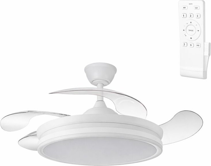 Weißer Gleichstromlüfter, 59 W, 6980 lm