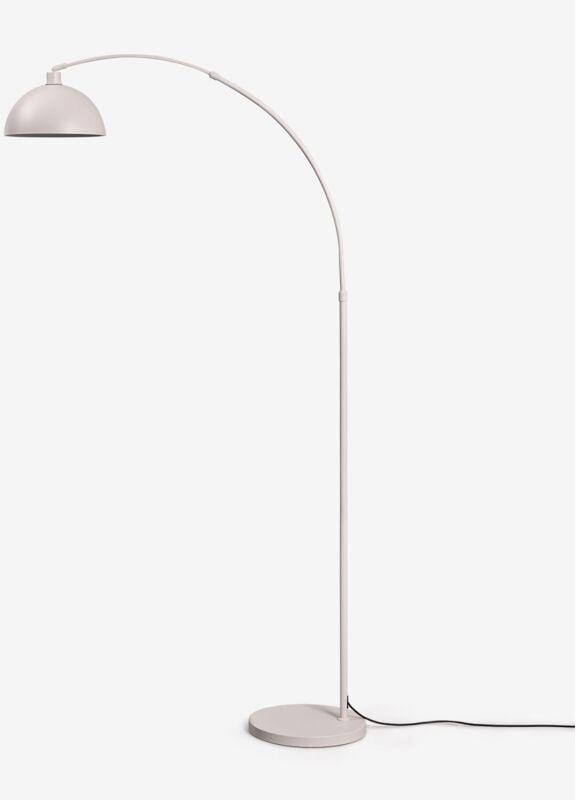 Thumbnail - Sklum - Diala Stehlampe aus Eisen für den Außenbereich Beige Tapioca ↑200 cm