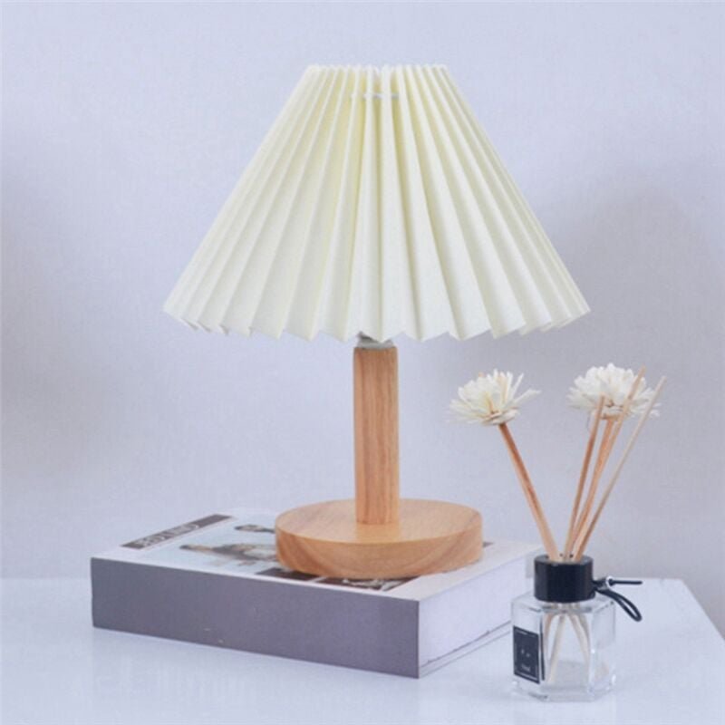 Plissee-Tischlampe, Schlafzimmer-Nachttischlampe, Personalisiertes Nachtlicht - , USB-Aufladung, 7 W, A1