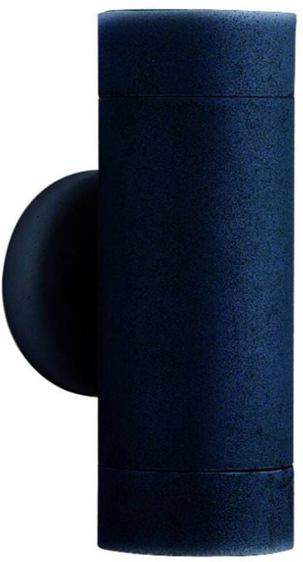 Searchlight Outdoor - LED Outdoor Up Down Wall 2 Licht, schwarzes Aluminiumguss, IP44