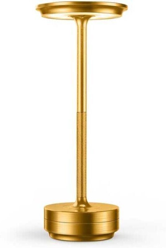 Tonchean - Kabellose Tischlampe, Mini-Nachttischlampe per usb wiederaufladbar, 2600 mAh led, 3 Helligkeitsstufen, kabell...