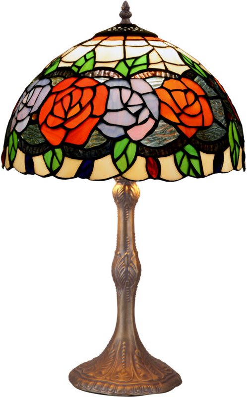 Foma Tischlampe mit 30 cm Durchmesser Schirm Rosy-Serie