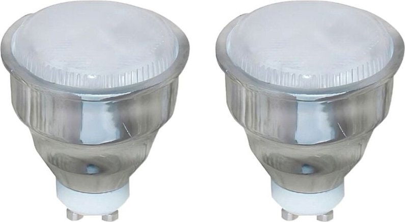 2er-Pack Dayron CFL-Spotlight-Lampen mit niedrigem Verbrauch, GU10, 9 w, 400 lm, 2700 k, 7 h