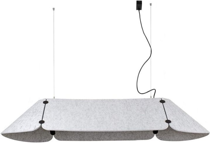 Faro fonovia - Integrierte led Straight Bar Anhänger Grau, 4000K