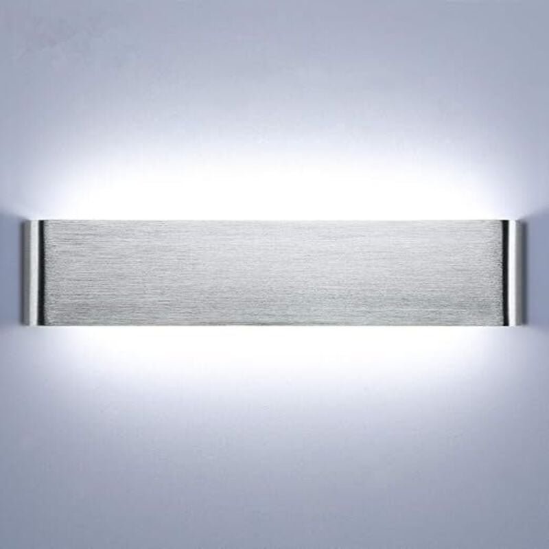 40 cm Wandleuchte für den Innenbereich, 18 W, 6000 K, Aluminium, LED-Wandleuchte für Schlafzimmer, Flurbeleuchtung, Wohn...