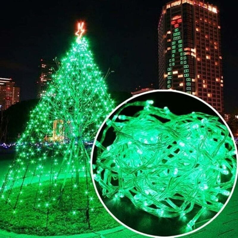 Thumbnail - 100 m 600 LED-Lichterkette für Karneval, Hochzeit, Außen- und Innenbeleuchtung für den Garten, LED-Lichterkette für Weih...