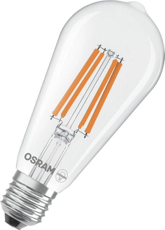 Osram - led Star Globe LED-Lampe in klassischer Edison-Kolbenform, 6.5 w / 806 lm, 4000 k für kaltweißes Licht, cri 80, ...