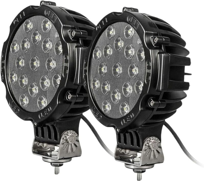 LED-Arbeitsleuchte, LED-Offroad-Leuchten, LED-Nebelscheinwerfer, 12 V, 24 V, LED-Arbeitsleuchte, 5100 lm, wasserdicht, I...