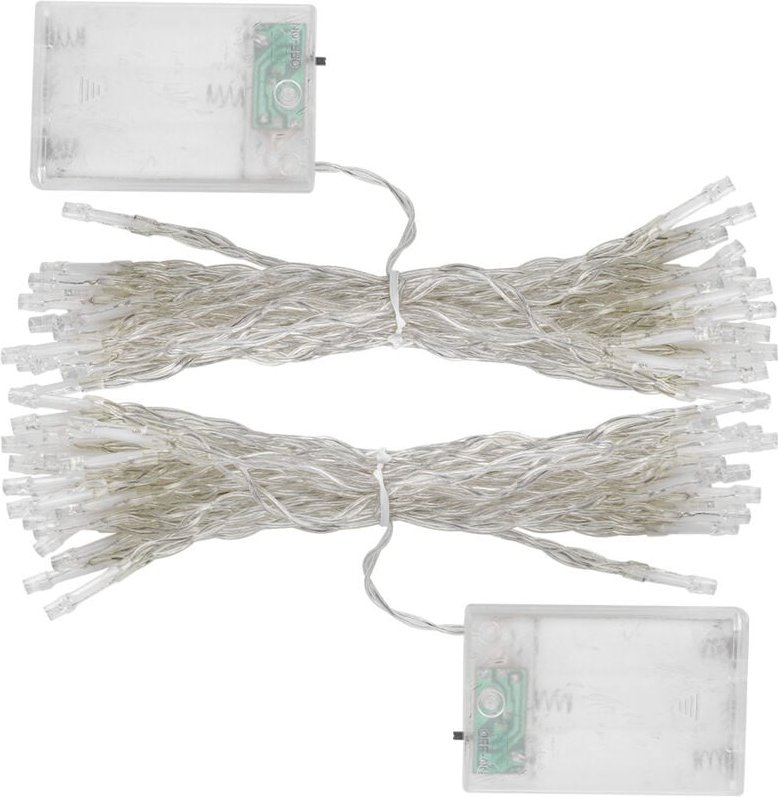 Weihnachtslichterkette mit LEDs, 2 Stück, zauberhaft für die Festtagsdekoration, Sammlerstück