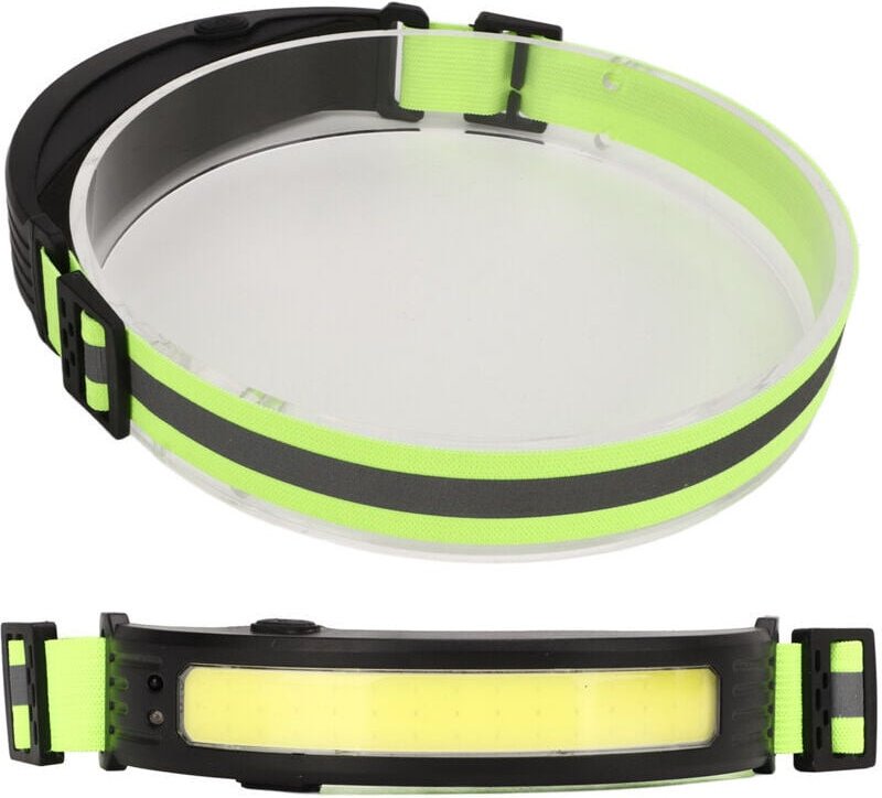 DUBUNS COB-Induktionsstirnlampe, 1200-mAh-Projektor, Rot und Weiß für Outdoor-Aktivitäten wie Laufen und Reiten, USB-auf...