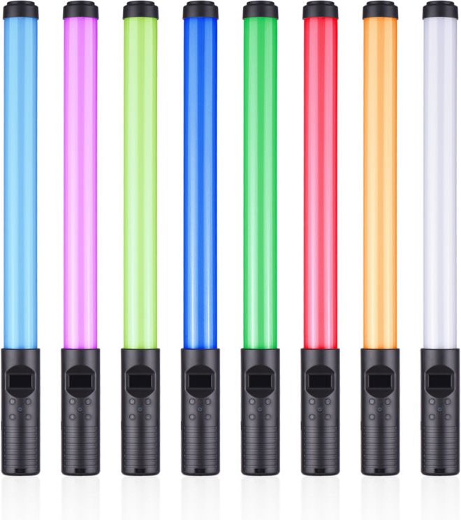 20 W RGB-Lichtstab, buntes LED-Fotolicht, zweifarbige Temperatur 3000 K–6500 K/3000 K–6000 K, dimmbare Helligkeit CRI85 ...