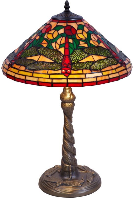 Foma Tischlampe mit Libellenschirm, Durchmesser 40 cm, Compact-Serie