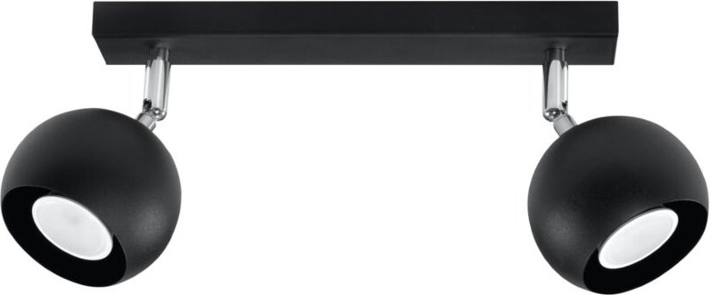 Oculare - 2 Light Spotlight Bar Schwarz, GU10 - Sollux