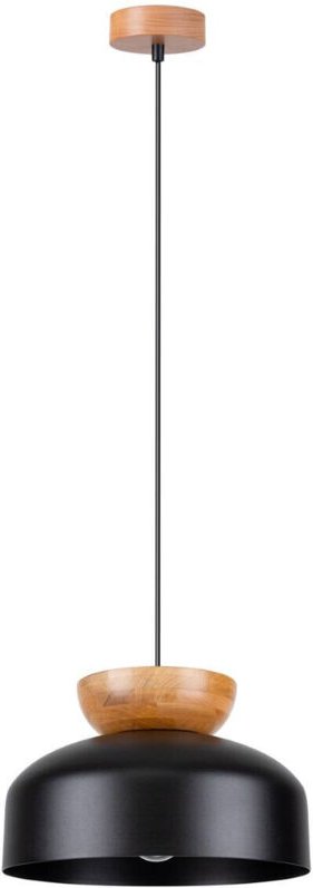 Sollux Marion Kuppelförmige Pendel-Deckenleuchte Schwarz