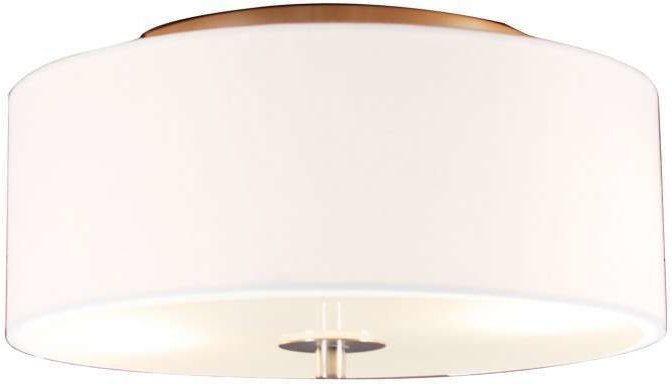 Country Deckenleuchte weiß 30 cm - Drum