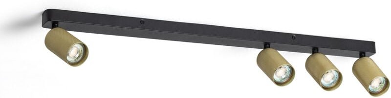 Deckenleuchte Aluminium Breixo 4 Strahler Gold