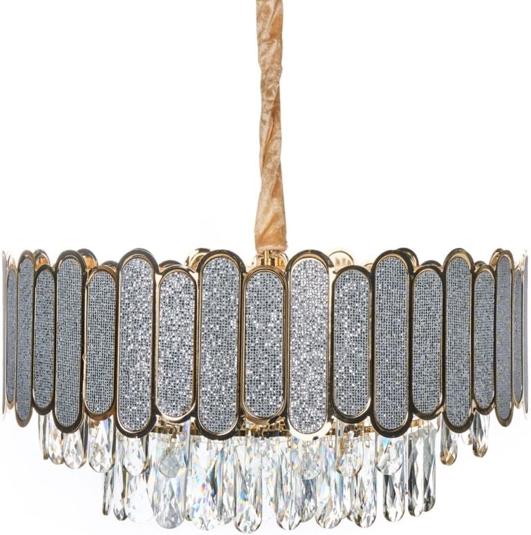 Kronleuchter AGUARICO Glas Messing