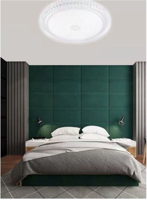 Tradeshop - Trade Shop - deckenleuchte 60W gestreiftes kristalldesign natürliches kaltlicht FST-50A63297 -