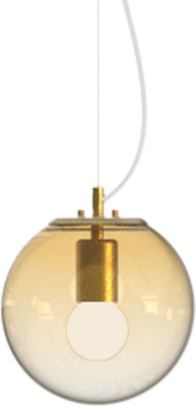 Thumbnail - Mapa clear 20cm Globe Pendel-Deckenleuchte Bernstein - Ideal Lux