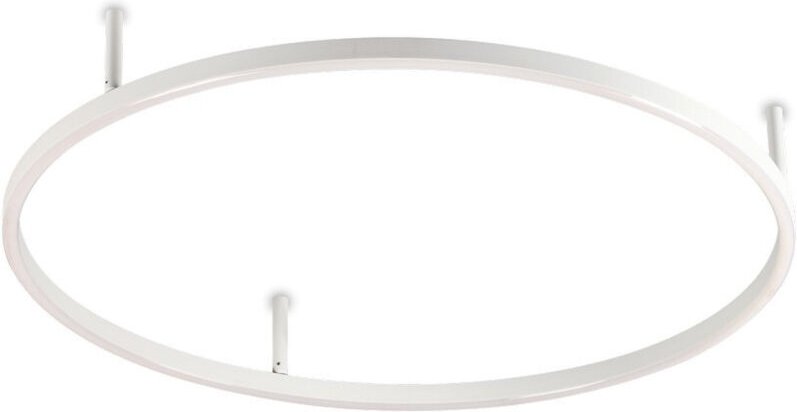 Ideal Lux - oracle slim 70 cm nicht dimmbar 4000 k Runde integrierte LED-Deckenleuchte halbbündig weiß