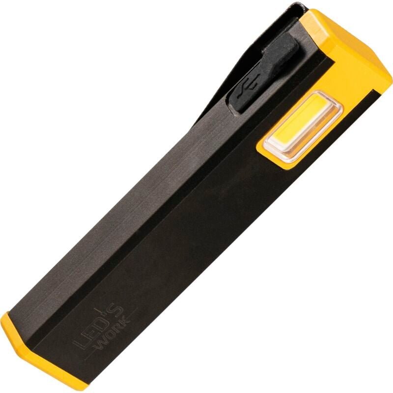 Led's Work - Leds Work Akku Handlampe led 300 Lumen - 5000 k, usb-c, Magnet-Clip, 3 Lichtmodi